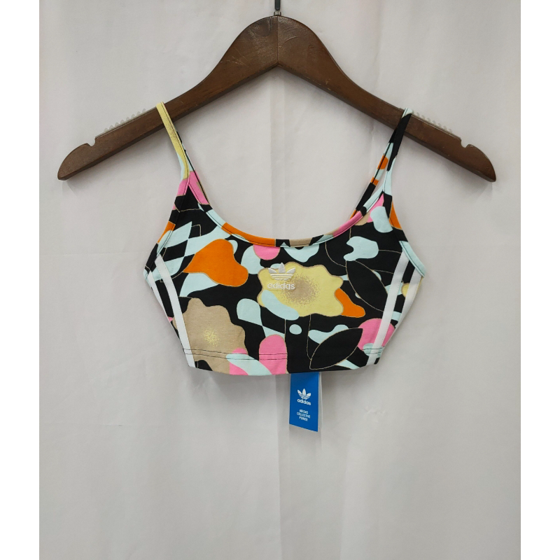正品 三叶草 adidas Lifestyle Bra Multi 女子街舞运动休闲胸衣