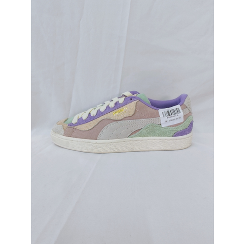 正品 PUMA Suede 'Trippy Fresh Mint Frosted Ivory' 398656-01