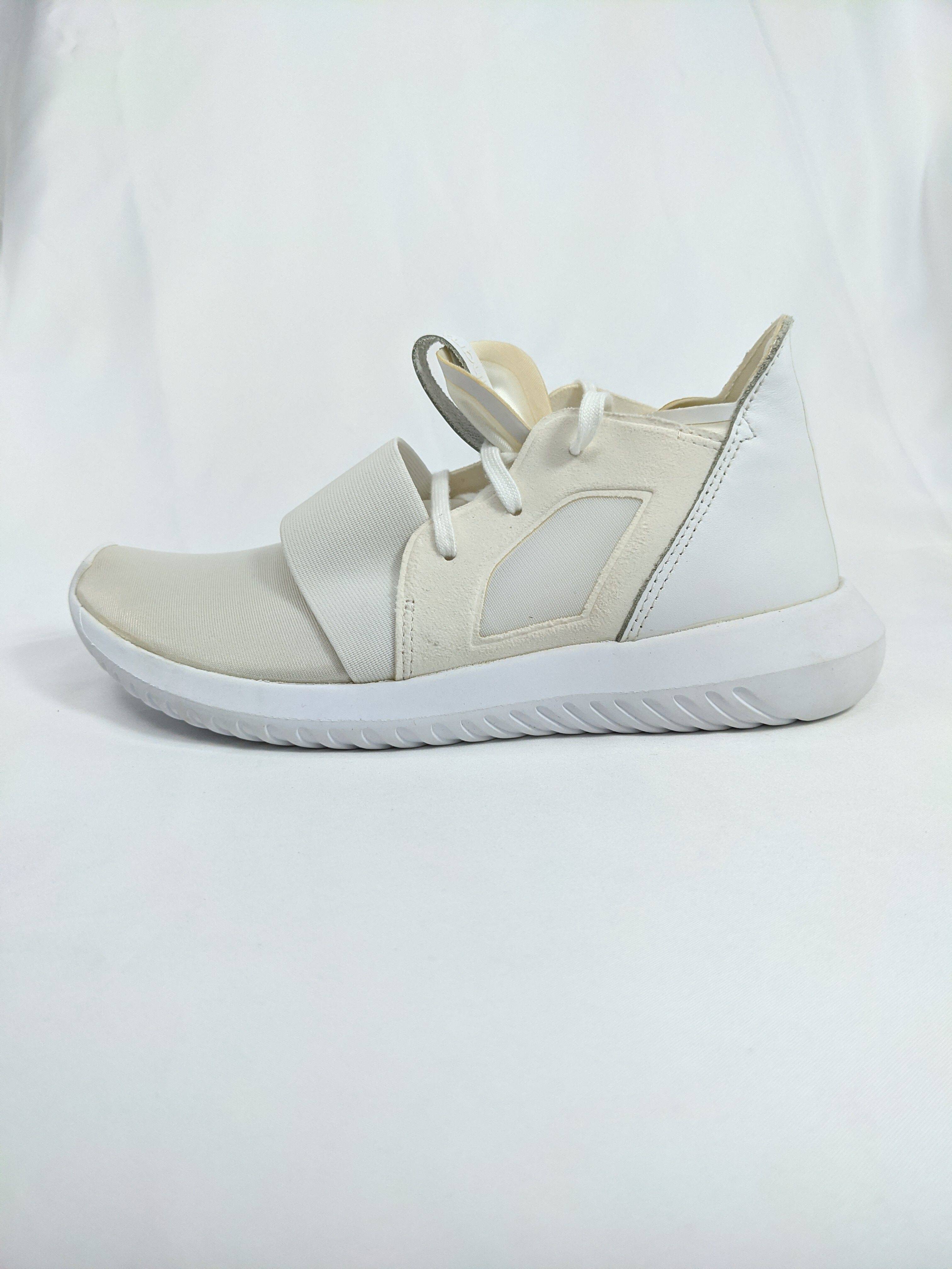 adidas Tubular Defiant 女子小白鞋显瘦休闲鞋 S75250 存放色差.