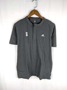 限量联名 adidas Wj T Henly 武极高端支线男国风复古短袖 GP1816