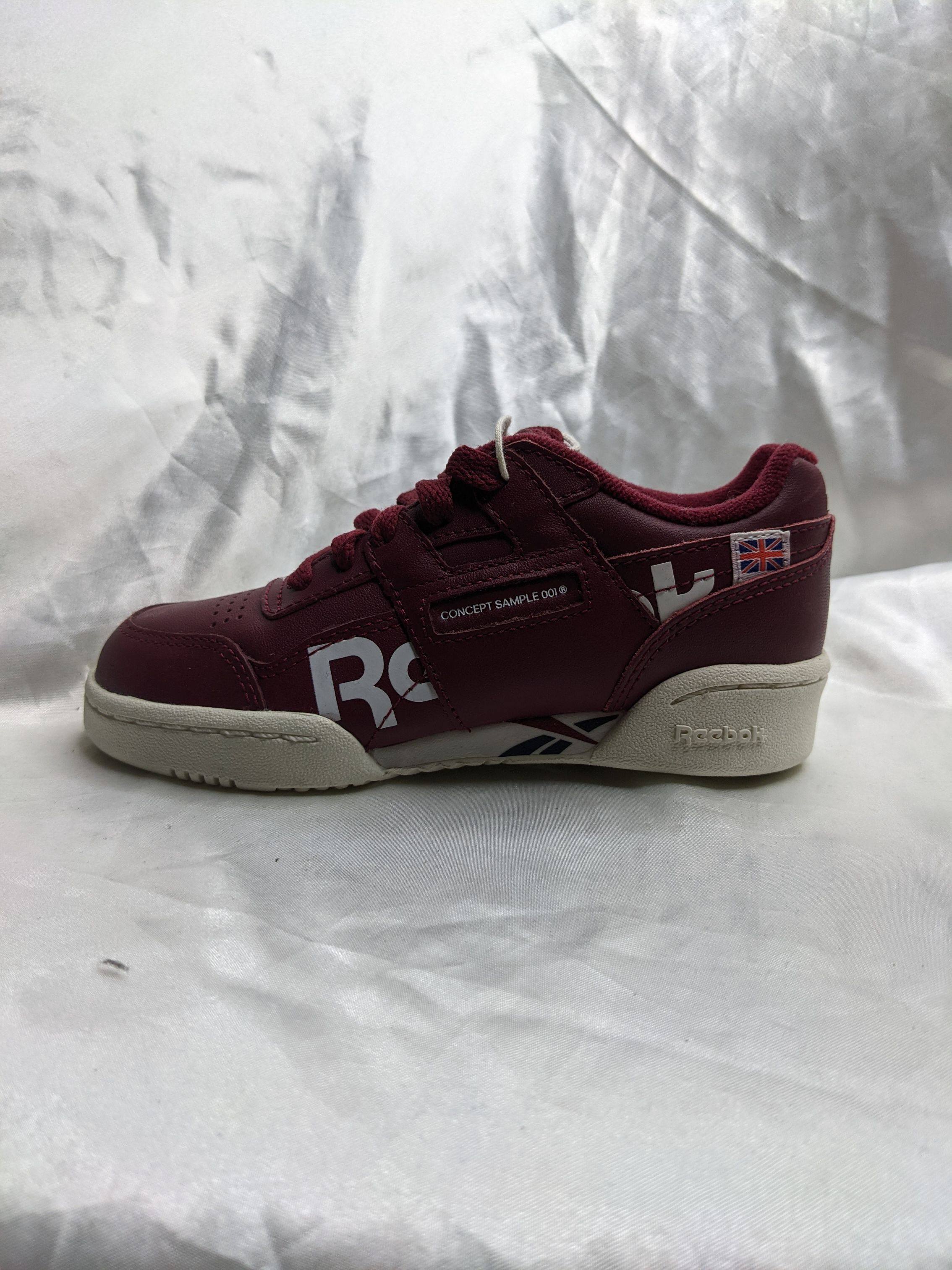 锐步 Reebok Workout + Concept GS 大童酒红复古休闲鞋 DV5017