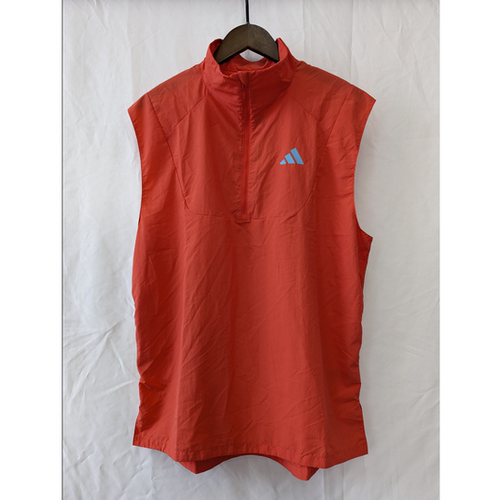 正品 adidas HalfZip Adizero Running Vest 男子跑步背心 IL1463