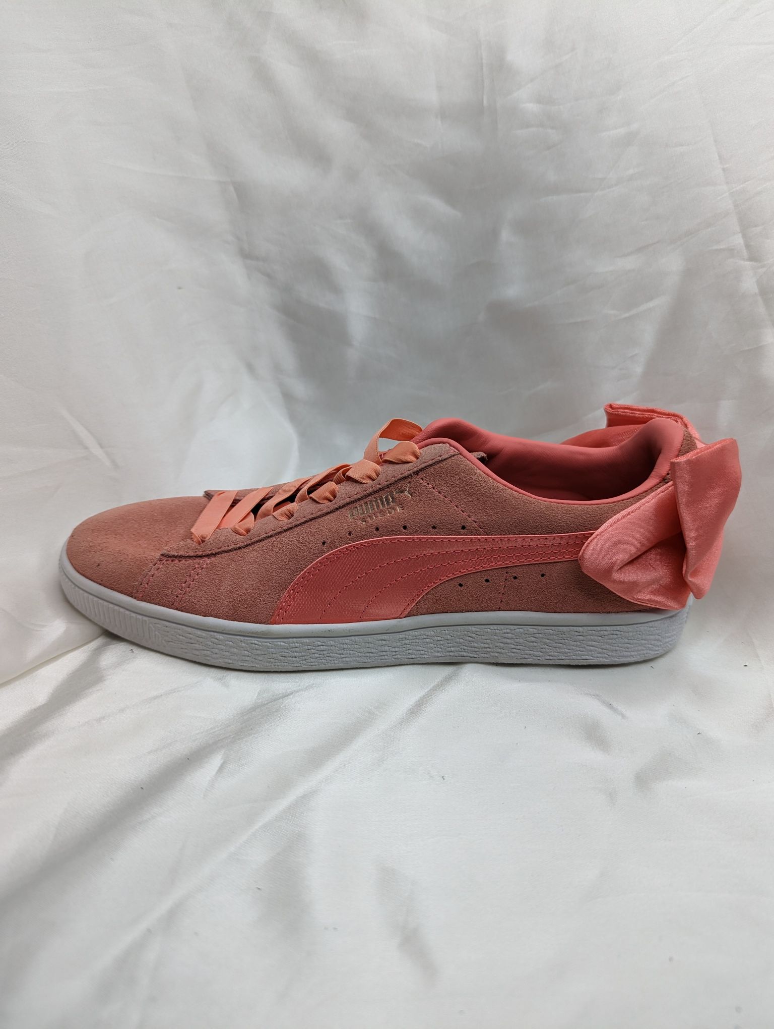 PUMA/彪马 SUEDE 蝴蝶结糖果系列女子休闲板鞋 367317-01 有色差