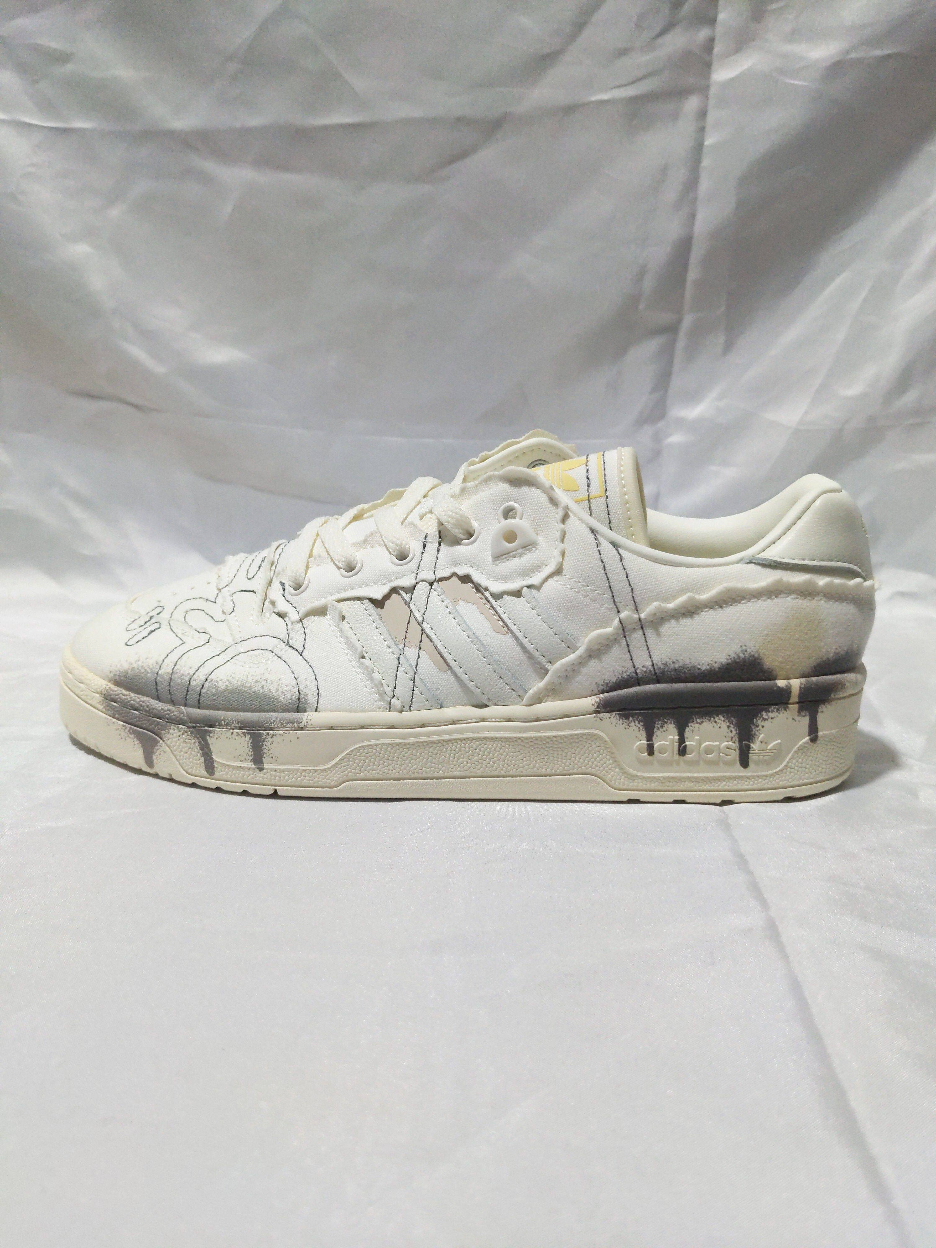 adidas Rivalry Low Skate 男女低帮帆布耐磨防滑休闲板鞋 FZ6550