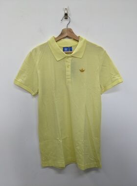 ADIDAS POLO PIQUE 三叶草 男子休闲翻领休闲短袖T恤 F77277