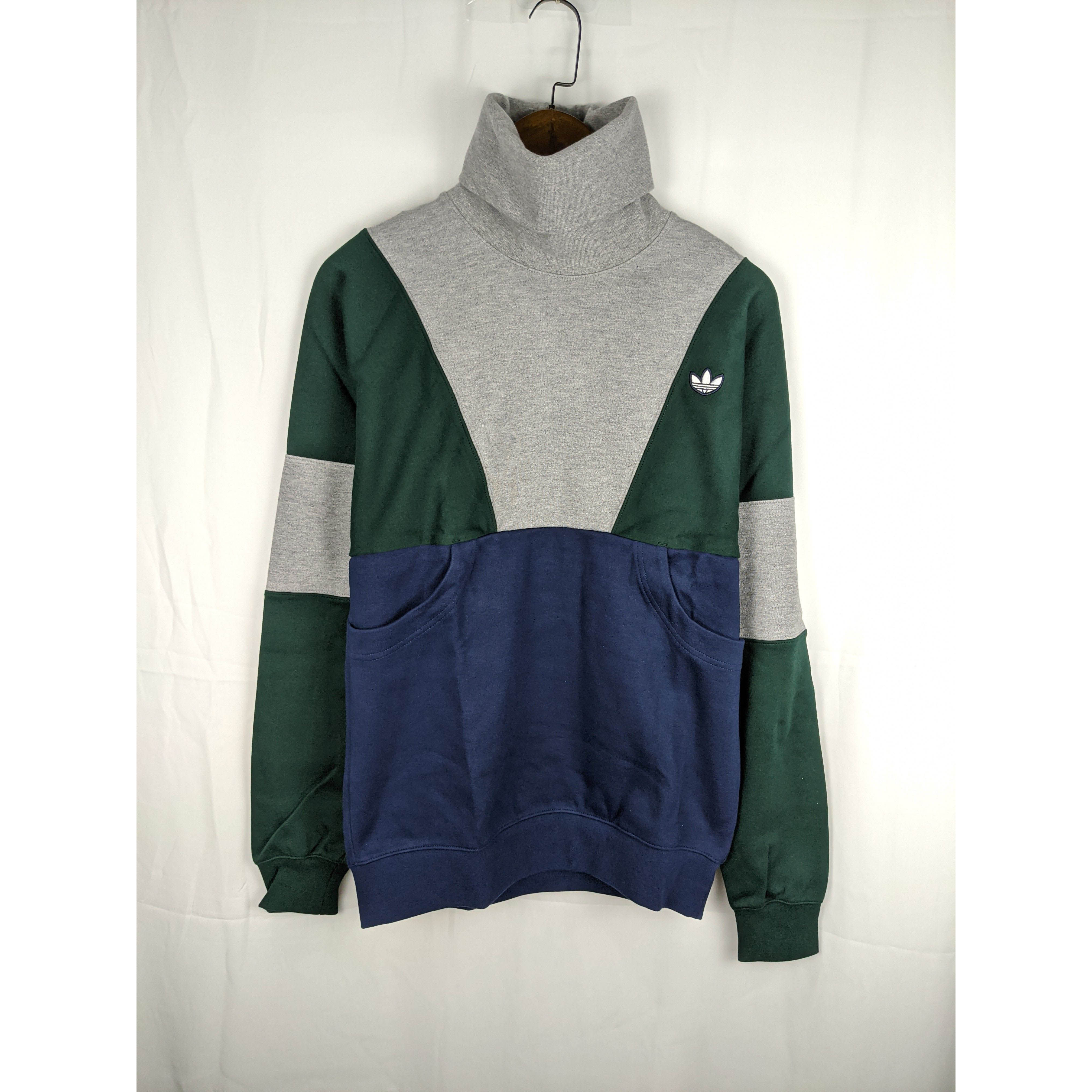 adidas originals Samstag Polo Neck Sweat 男子高领卫衣 FM2208