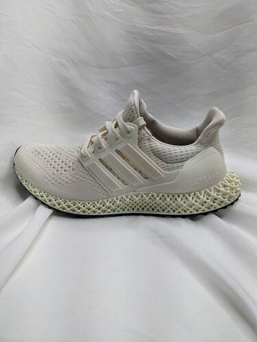 ADIDAS ULTRA 4D打印 奶油色女子透气缓震轻便跑步运动鞋 FX4089