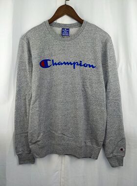 Champion 冠军 男子经典款侦探灰圆领套头衫卫衣 212428F18EM017