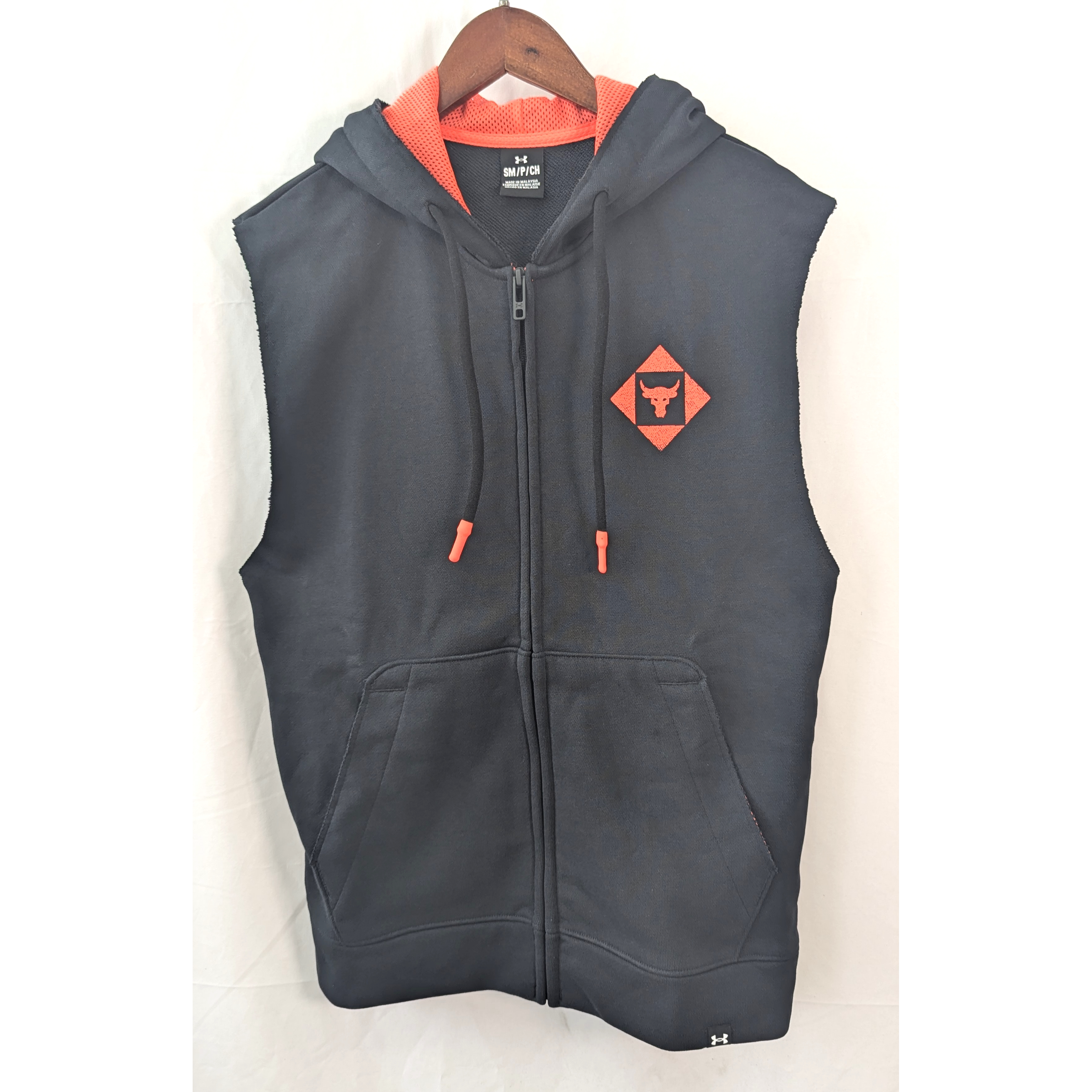 正品 Under Armour Project Rock 强森 健身背心外套 1377434-001