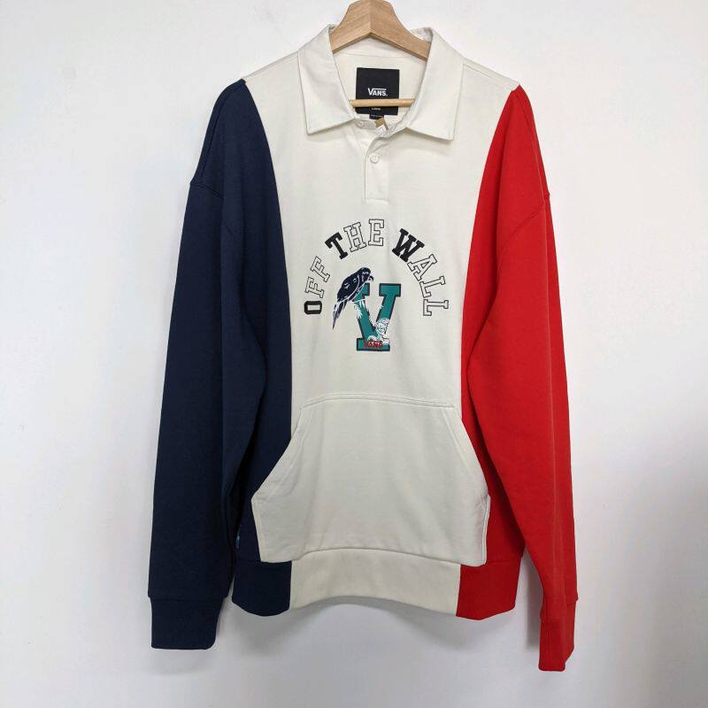 VANS/万斯 海盗鹦鹉图案男子套头卫衣 VN0A54JDFS8