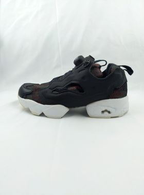 Reebok Insta Pump Fury 黑彩虹限定女子复古充气休闲跑鞋 无原盒