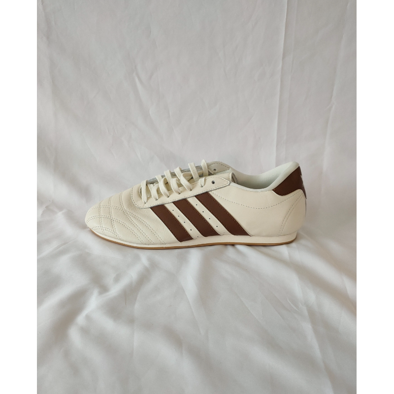 正品 adidas Taekwondo Leather 女子复古皮质 薄底休闲鞋 JQ0565