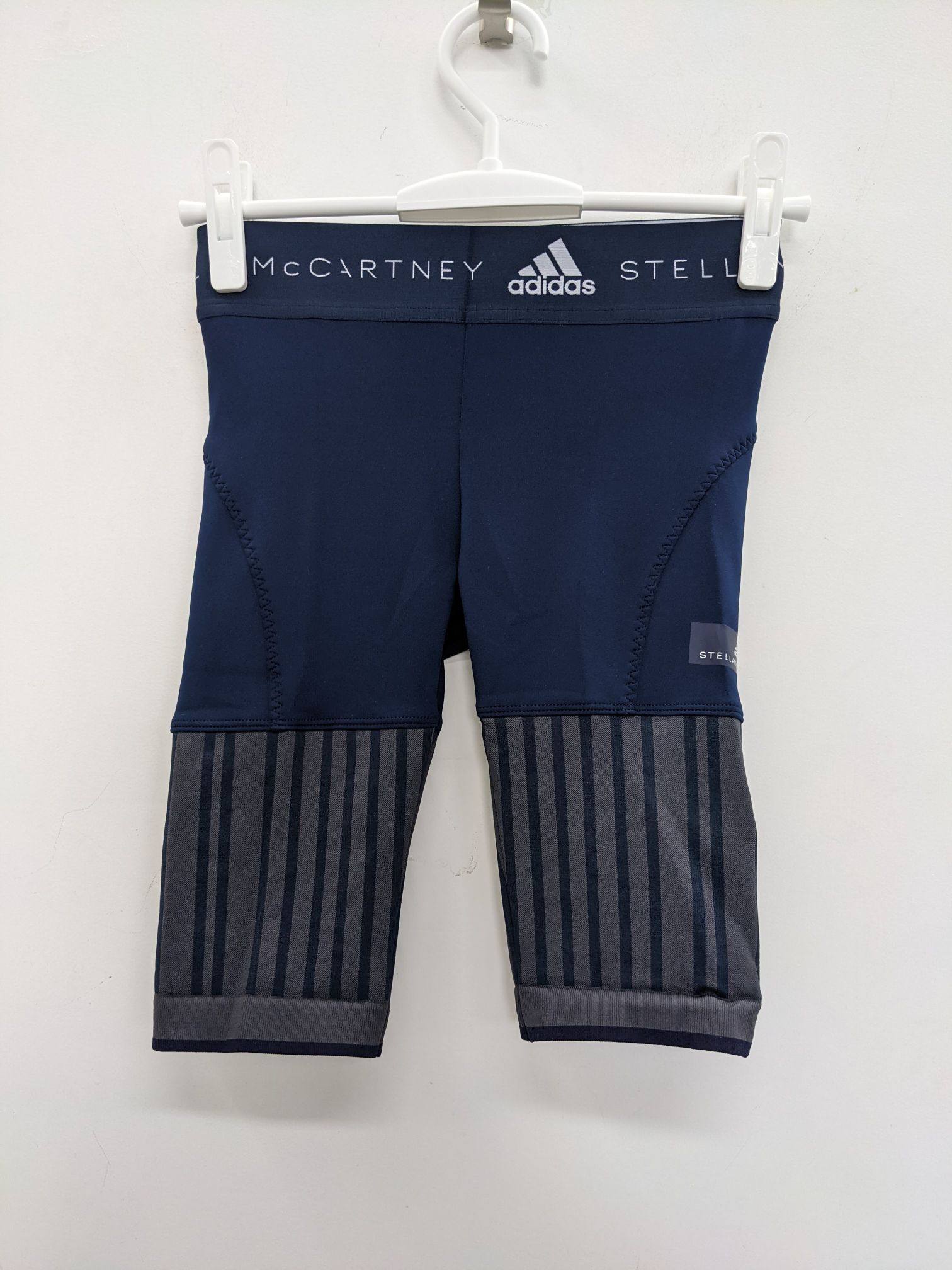 联名 adidas Stella McCartney 女子运动瑜伽跑步五分短裤 CF3976
