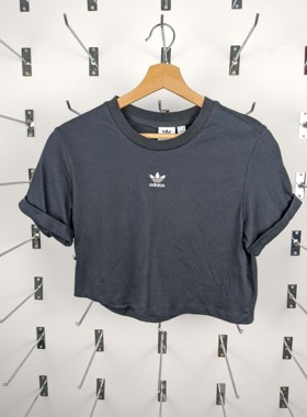 全店正品 adidas Adicolor Essentials Cropped 女子短袖 H37882