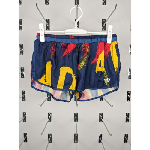 ADIDAS PARIS PRINT SHORT 法国设计师涂鸦女沙滩休闲短裤 AB2648