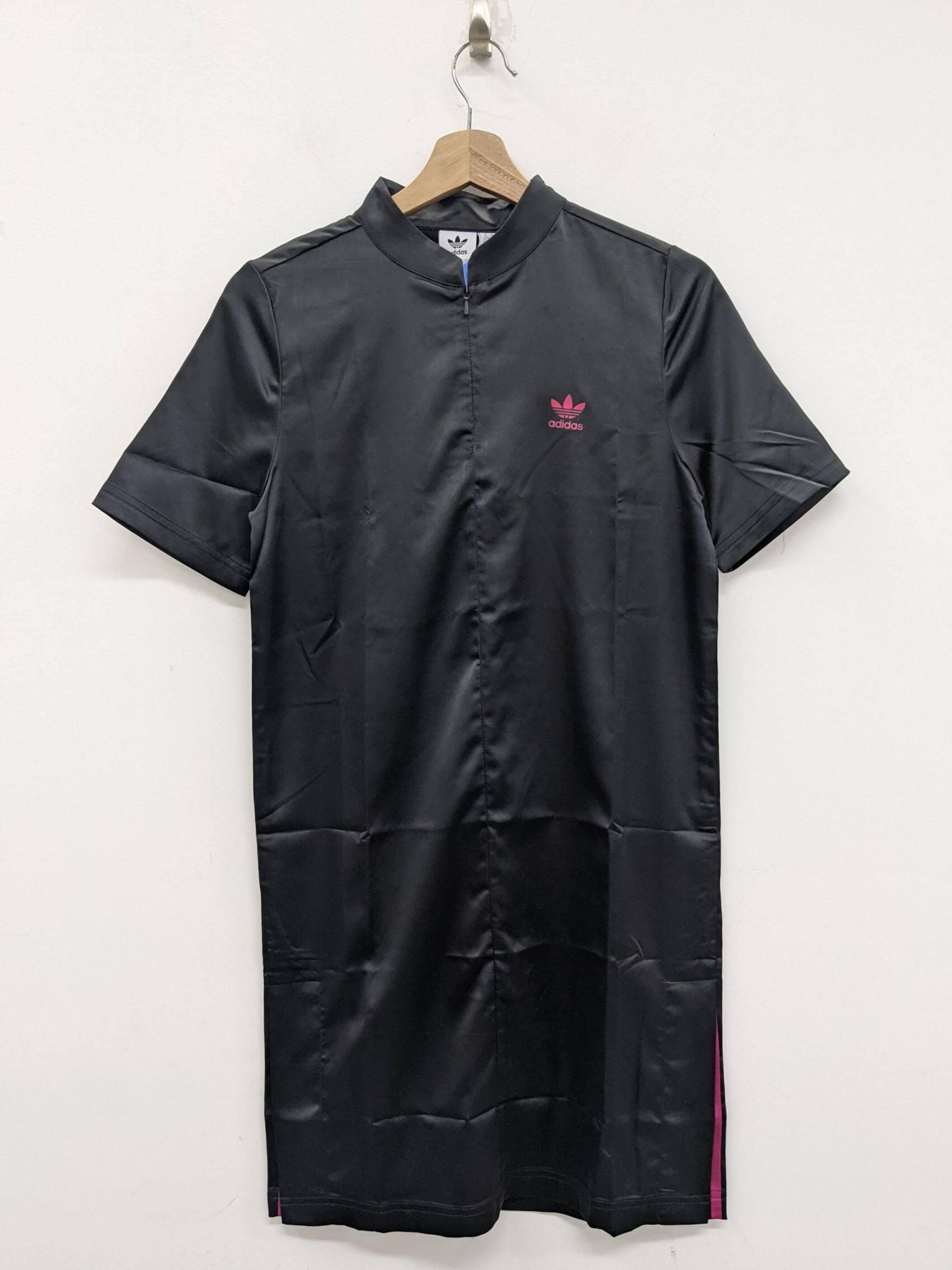 三叶草 ADIDAS LEOFLAGE TDRESS SATIN 丝滑清凉女子长裙 DX4299