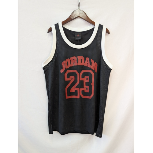 正品 Jordan Jersey Vest 嘻哈 乔丹女子复古23号球衣 HJ0045-010