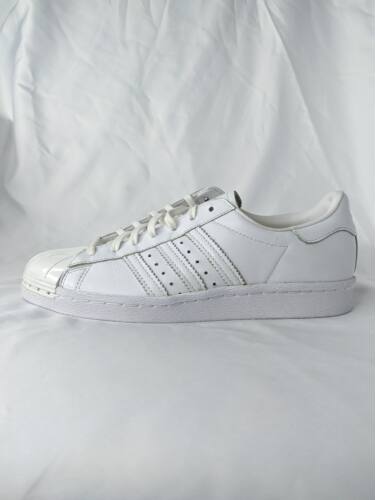 正品 ADIDAS SUPERSTAR 80s 女绝版金属贝壳头 S76540 鞋头掉漆！