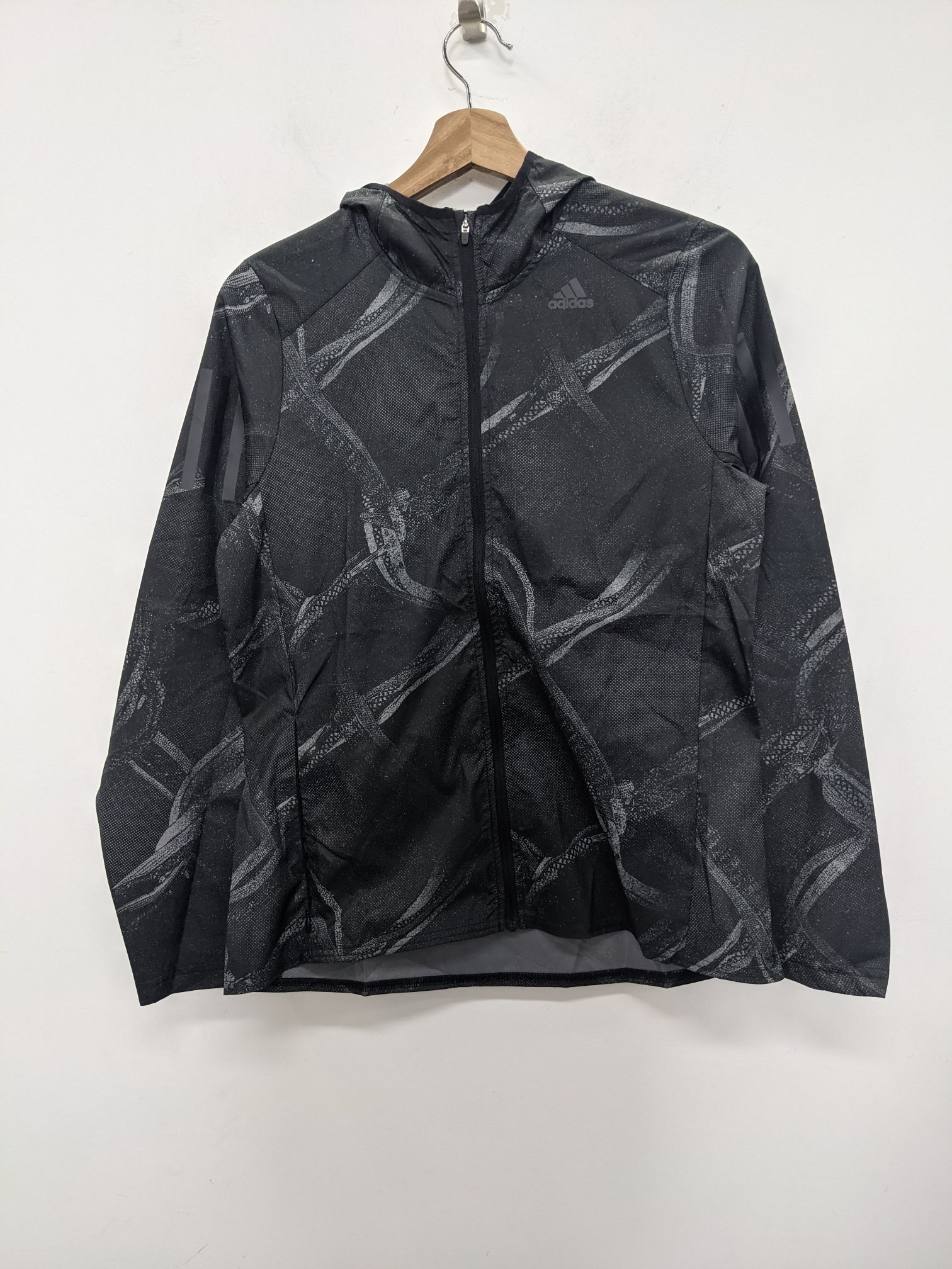adidas Training Hooded 女子跑步防风衣防晒服外套夹克 DW5960