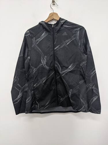 adidas Training Hooded 女子跑步防风衣防晒服外套夹克 DW5960