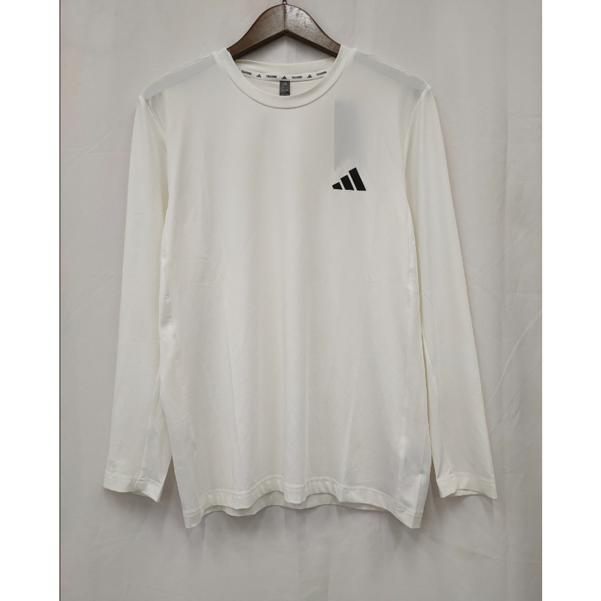 正品 adidas Train Essentials 男子速干运动健身跑步长袖 JC7716
