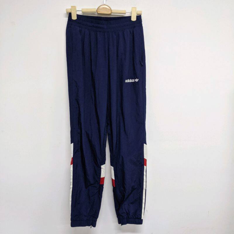ADIDAS BR-8 W TP 三叶草 男子复古拼接校服运动收脚长裤 EB5292