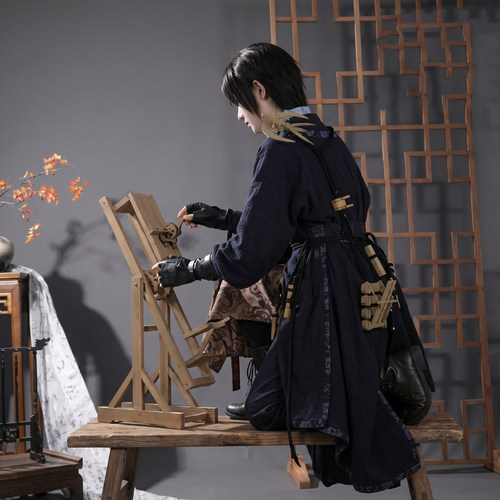 燕云十六声墨山道女汉服cos女装