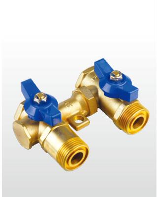 正品埃美柯2543/2544/2545黄铜双路四通阀DN15-DN25 A型和B型