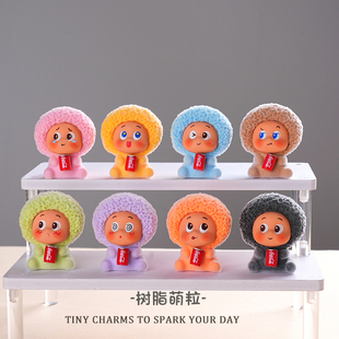 2025星星人公仔diy装 饰品配件桌面小摆件潮玩盲袋盲盒解压工艺品