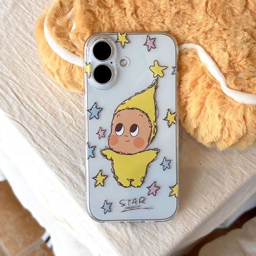 可爱涂鸦星星人适用于苹果