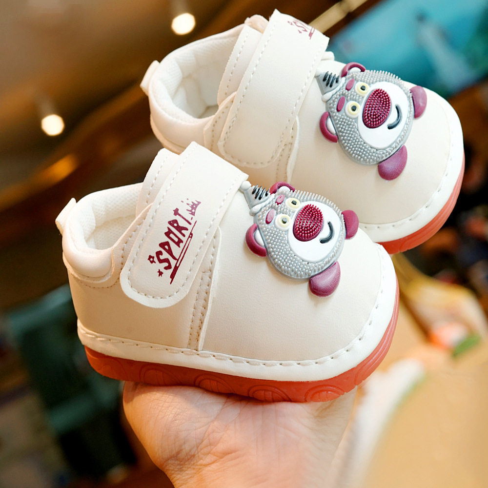 学步鞋春秋新款初学者宝宝鞋子1-2岁婴儿鞋子软底防滑卡通叫叫鞋,童鞋/婴儿鞋/亲子鞋,婴儿步前鞋/袜鞋,淘宝优惠券,粉丝福利购,淘宝优惠卷