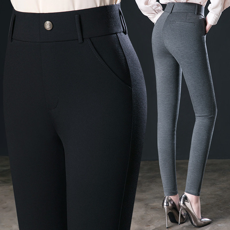 春秋新款外穿打底裤女高腰弹力小脚裤大码妈妈长裤铅笔裤,女装/女士精品,打底裤,淘宝优惠券,粉丝福利购,淘宝优惠卷