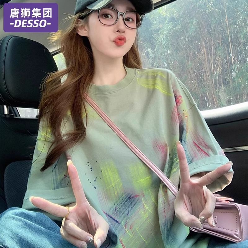 唐狮集团DESSO短袖t恤女2025新款