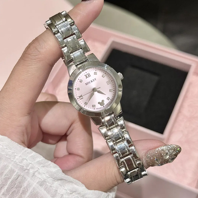迪士尼经典系列女士手表轻奢小圆表送女生生日闺蜜礼物腕表11829