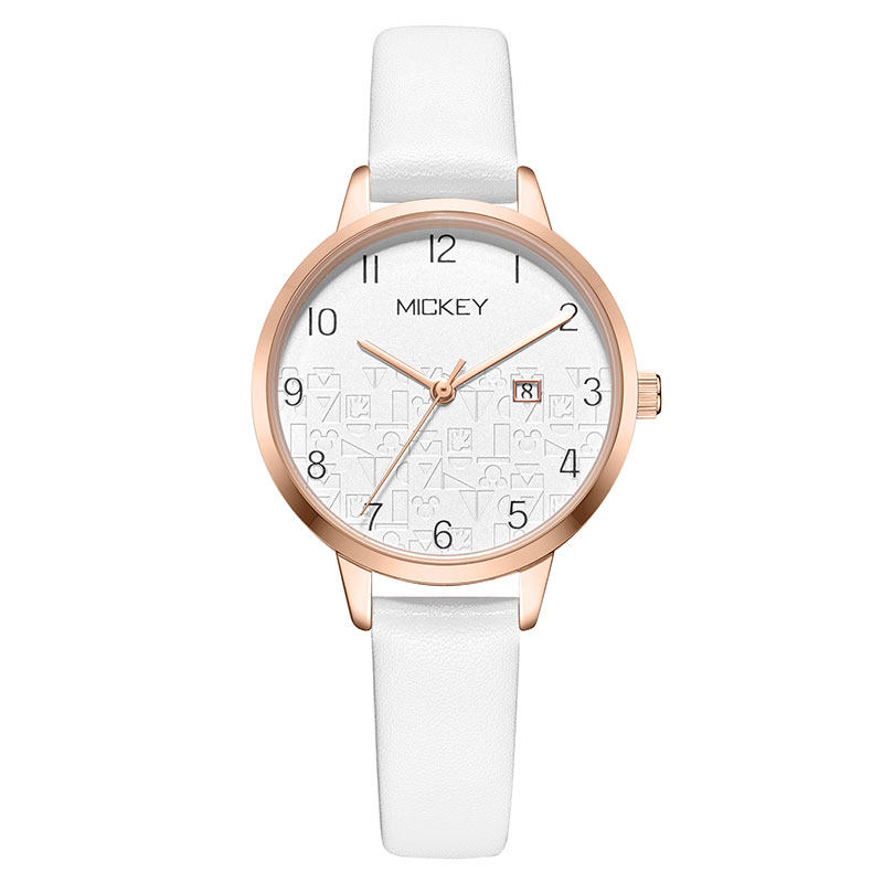 Disney迪士尼手表女款学生初中生中学生女孩高中儿童静音考试表男