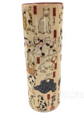 繁忙的一天百态猫咪烛台