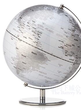 现货纽约下城公园进口多彩的星球现代风格亮面地球仪摆件