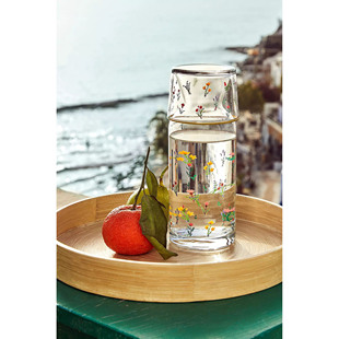 现 纽约下城公园进口落英缤纷独自小酌一人饮冷水壶和水杯套装