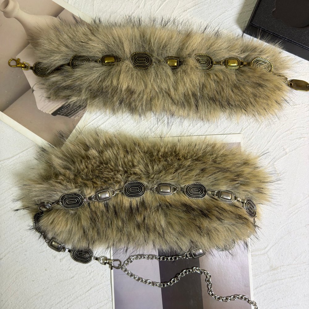 腰带腰链亚文化个性新款毛毛美式复古拼接配饰皮带辣妹y2k腰封,服饰配件/皮带/帽子/围巾,腰带/皮带/腰链,淘宝优惠券,粉丝福利购,淘宝优惠卷