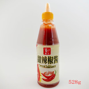 唐龙甜辣椒酱528g塑料瓶小瓶闽南特产海蛎煎肉粽蘸酱挤压头调味料