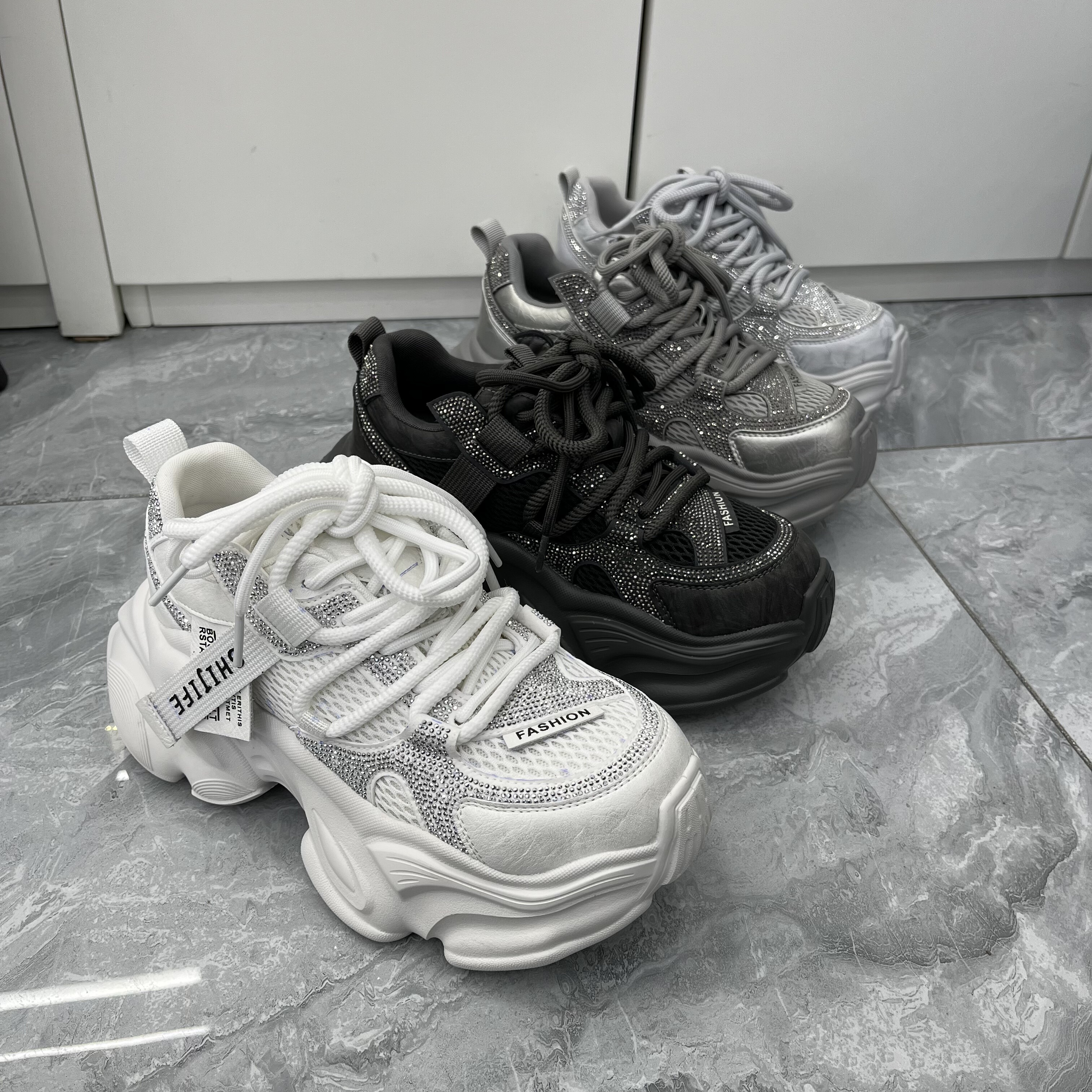 2026春季女鞋超轻松糕厚底低帮单款休闲鞋网面增高老爹鞋女潮鞋,女鞋,老爹鞋,淘宝优惠券,粉丝福利购,淘宝优惠卷