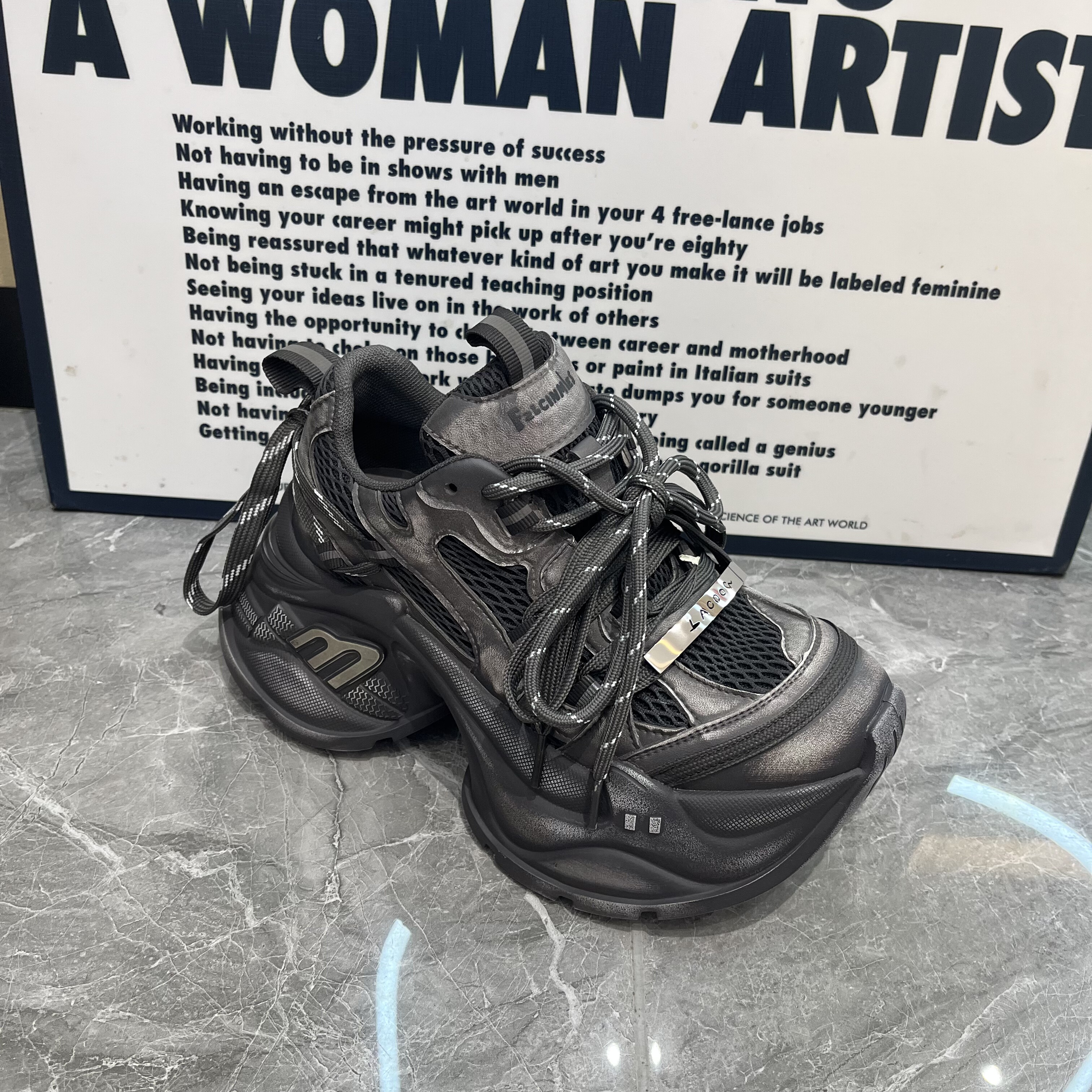 2026春季女鞋超轻松糕厚底低帮休闲鞋网面增高女款老爹鞋女潮鞋,女鞋,老爹鞋,淘宝优惠券,粉丝福利购,淘宝优惠卷