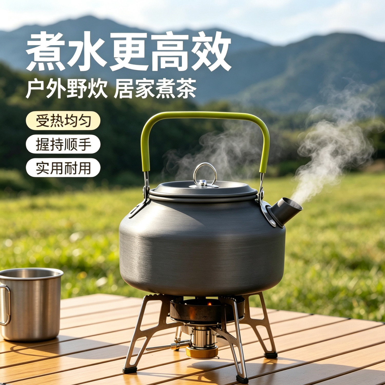 户外烧水壶泡茶车载卡式炉