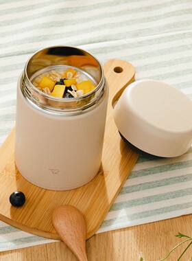 送收纳袋 日本象印焖烧杯银耳羹保温饭盒汤罐辅食520大容量SW-KA
