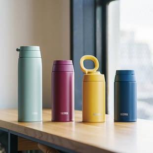 日本膳魔师保温杯大容量运动便携超轻带提手高颜值男女水杯JOO500