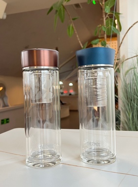 膳魔师双层玻璃杯隔热带茶漏滤网男女士泡茶杯水杯TCGB/TCGE/TCGD