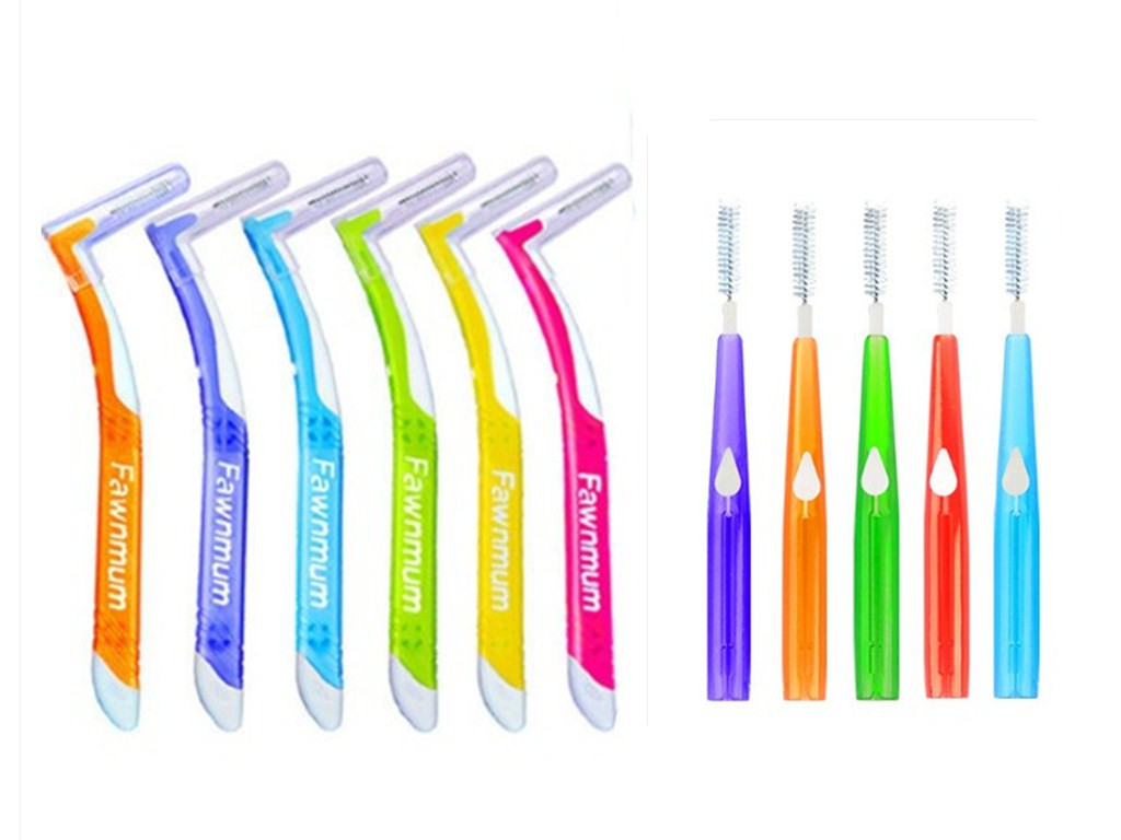 小鹿妈妈牙缝刷i型l型正畸牙间刷齿间刷牙间隙刷独立装买10只包邮