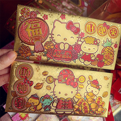 hellokitty香港正版过新年金箔