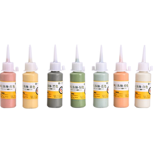 陶艺釉下彩3D立体釉料素坯立线勾边掐丝装饰堆雕创意彩绘凸描上色