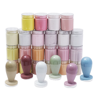 水流星陶艺釉料彩色超细化妆土无光釉坯体遮盖手绘上色剔刻打底釉